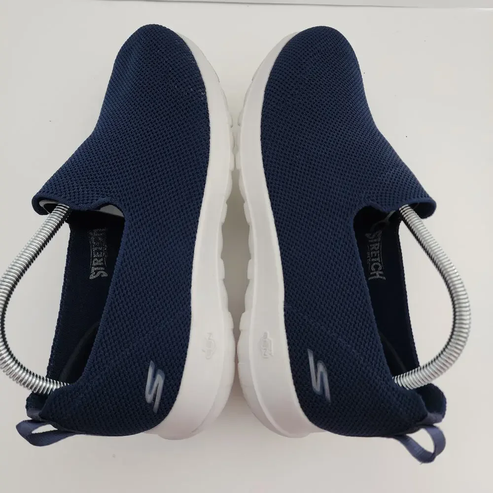 Skechers‎ Air Cooled GO WALK Joy Vela blue slip on comfort shoes womens size 10